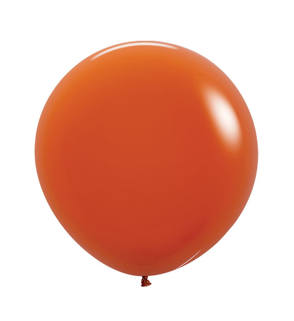 24" SEMPERTEX SUNSET ORANGE 062 LATEX (3 PER BAG)