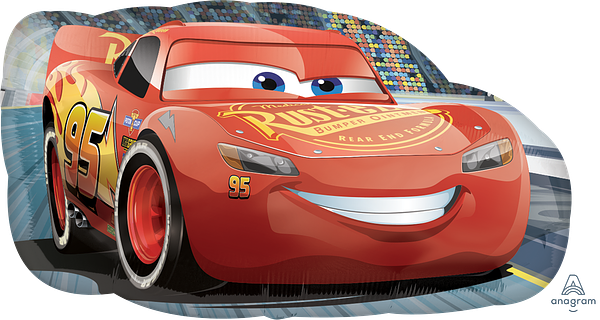 SUPERSHAPE LIGHTENING MCQUEEN FOIL