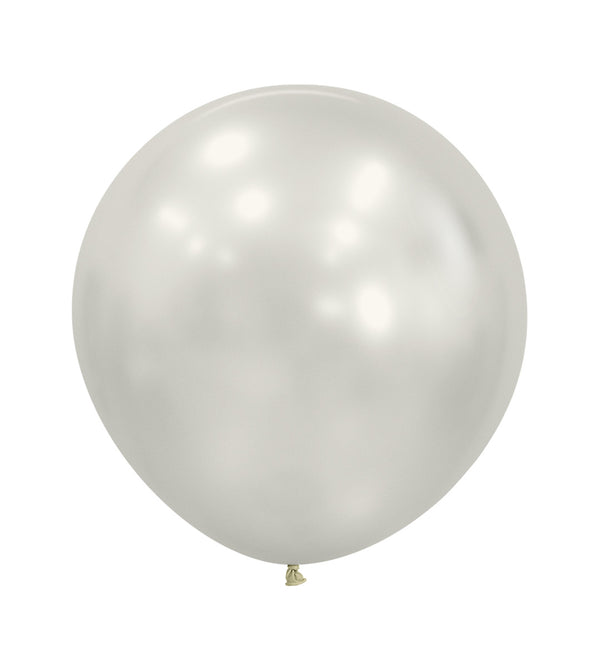 24" SEMPERTEX SILK OYSTER WHITE 806 LATEX (3 PER BAG)