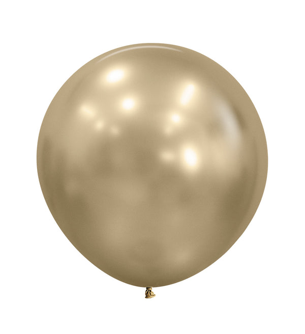 24" SEMPERTEX SILK GOLD DUST 870 LATEX (3 PER BAG)