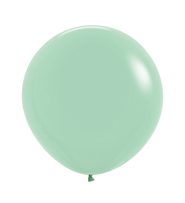 24" SEMPERTEX PASTEL DUSK GREEN TEA 126 LATEX (3 PER BAG)