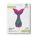 42" GLITTER MERMAID TAIL HOLOGRAPHIC FOIL