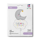 32" WELCOME BABY MOON FOIL