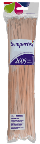 260 SEMPERTEX NOZZLE-UP PEACH BLUSH LATEX 060 (50 PER PACK)