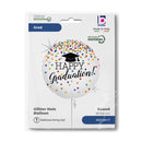 18" GLITTERING GRADUATION CONFETTI FOIL