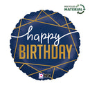 18" NAVY BIRTHDAY FOIL