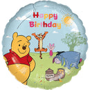 18" DISNEY WINNIE THE POOH HAPPY BIRTHDAY FOIL
