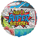18" ROUND COMIC BIRTHDAY FOIL