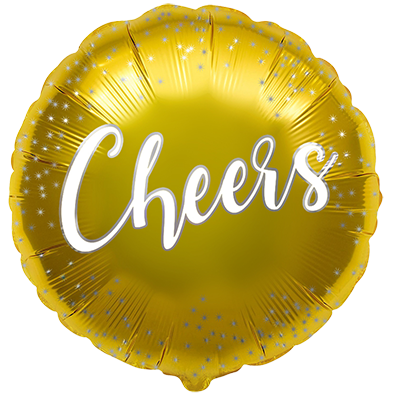 18" ROUND CHEERS FOIL