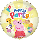 18" ROUND PEPPA'S PARTY FOIL