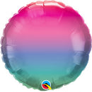 18" OMBRE JEWEL FOIL BALLOON