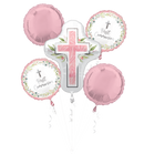 BOUQUET MY FIRST COMMUNION PINK FOIL