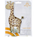 42" SOFT GIRAFFE JUNGLE HELLO BABY FOIL
