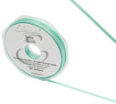 RIBBON: 3mm ELEGANZA DOUBLE FACED SATIN RIBBON MINT NO.13 (3MM x 50M)