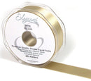 RIBBON: 25mm ELEGANZA DOUBLE FACED SATIN RIBBON TAUPE NO.03 (25MM X 20M)