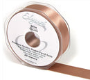 RIBBON: 25mm ELEGANZA DOUBLE FACED SATIN RIBBON DEEP ROSE GOLD NO.88 (25MM X 20M)