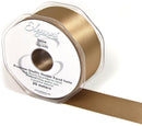 RIBBON: 38mm ELEGANZA DOUBLE FACED SATIN RIBBON MOCHA NO.09 (38MM X 20M)