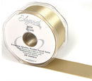 RIBBON: 38mm ELEGANZA DOUBLE FACED SATIN RIBBON TAUPE NO.03 (38MM X 20M)