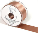 RIBBON: 38mm ELEGANZA DOUBLE FACED SATIN RIBBON DEEP ROSE GOLD NO.88 (38MM X 20M)