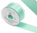 RIBBON: 38mm ELEGANZA DOUBLE FACED SATIN RIBBON MINT NO.13 (38MM X 20M)
