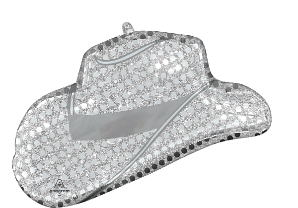 35" SUPERSHAPE DISCO WESTERN HAT FOIL