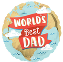 18" ROUND WORLD'S BEST DAD FOIL