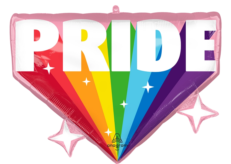 26" SUPERSHAPE BURST OF PRIDE FOIL