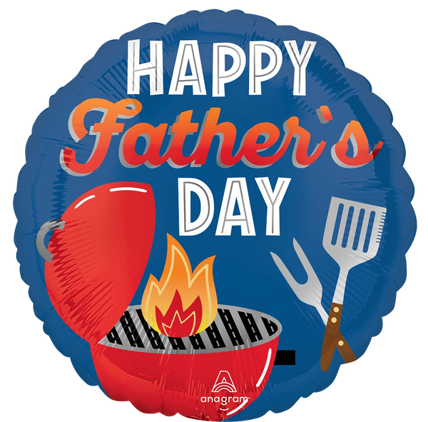 18" ROUND HAPPY FATHER'S DAY GRILLIANT DAD FOIL
