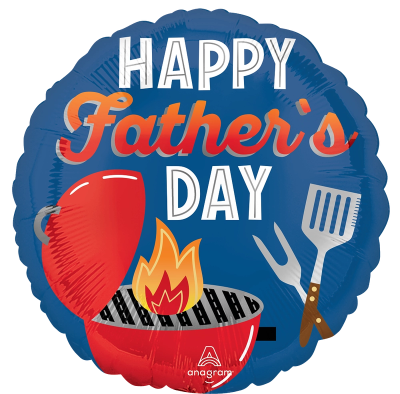 18" ROUND HAPPY FATHER'S DAY GRILLIANT DAD FOIL