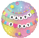 18" FRIENDSHIP HAPPY BIRTHDAY FOIL