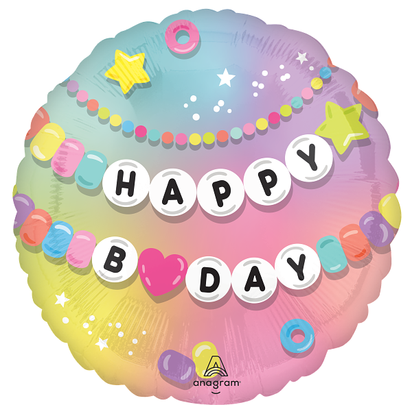 18" FRIENDSHIP HAPPY BIRTHDAY FOIL