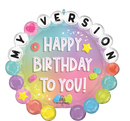 35" SUPERSHAPE FRIENDSHIP HAPPY BIRTHDAY FOIL