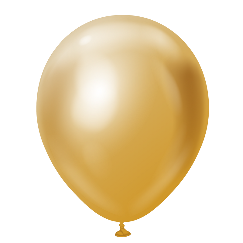 12" KALISAN MIRROR GOLD LATEX (250 PER BAG)