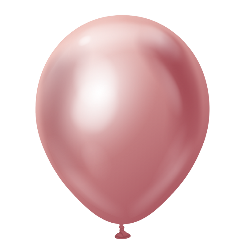 5" KALISAN MIRROR PINK LATEX (100 PER BAG)