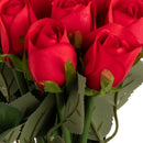 FLORAL: BEATRICE ROSE BUD BUNCH X 15 RED