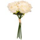 FLORAL: ELEGANZA EUGENIE ROSE BUNCH X 6 CREAM