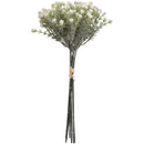 FLORAL: ELEGANZA MINI OPEN GYPSOPHILIA BUNCH X 6 WHITE 33CM