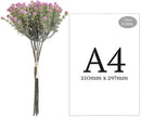 FLORAL: MINI OPEN GYSOPHILIA BUNCH LILAC 33CM (BUNCH OF 6)