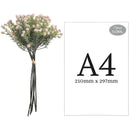 FLORAL: ELEGANZA MINI OPEN GYPSOPHILIA BUNCH X 6 LIGHT PINK 33CM