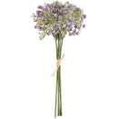 FLORAL: ELEGANZA MINI CLOSED GYPSOPHILIA WITH BUD BUNCH X 6 LAVENDER 31CM
