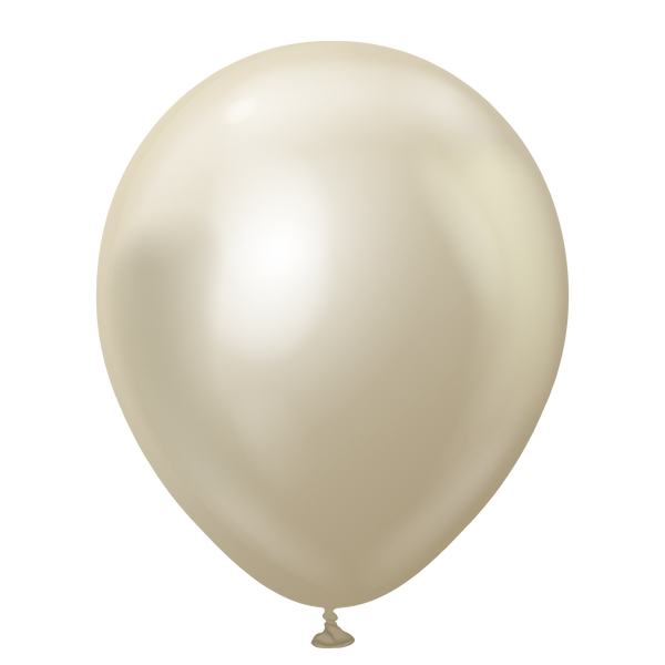 12" KALISAN MIRROR WHITE GOLD LATEX (50 PER BAG)