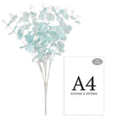 FLORAL: EUCALYPTUS BUSH x 16 BLUE