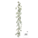FLORAL: RUSCUS GARLAND GREY/GREEN 1.7m