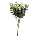 FLORAL: ELEGANZA EUCALYPTUS BUSH FROSTED MID GREEN (16 HEADS)