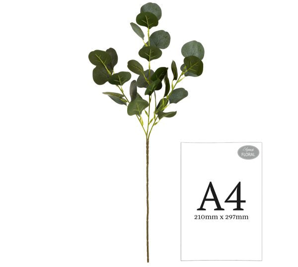 FLORAL: ELEGANZA EUCALYPTUS FROSTED GREEN