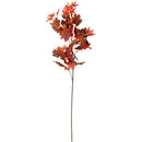 FLORAL: ELEGANZA MAPLE SPRAY x 22 LEAVES BROWN