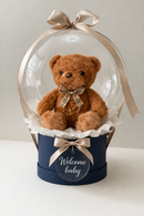 PLUSH TOY: DARK PLUSH TEDDY TOY 25CM