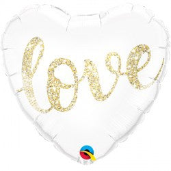 18" HEART LOVE FOIL