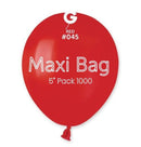 5" GEMAR MAXI RED LATEX (1000 PER BAG)