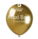 5" GEMAR MAXI SHINY GOLD LATEX (1,000 PER BAG)
